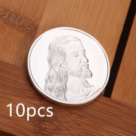 Jesus Commemorative Coin Dinner Commemorative (Option: Silver-10PCS)