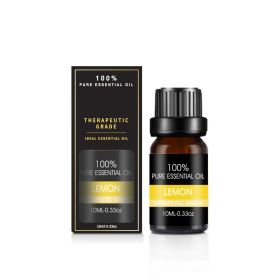 Organic Essential Oils Set Top Sale  Natural Therapeutic Grade Aromatherapy Oil Gift Kit For Diffuser (Option: Lemon essential oil)